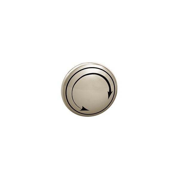 Finished Diverter Handle Cap Kit in Nickel